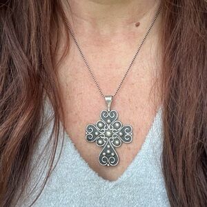 Vintage Sterling Silver Cross
